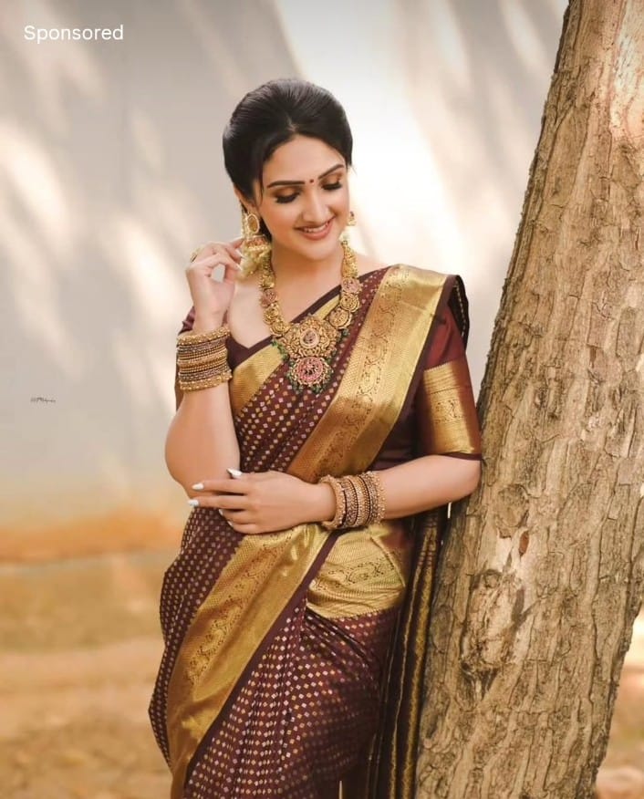 Banarasi Katan Semi Katlon Soft Silk Saree