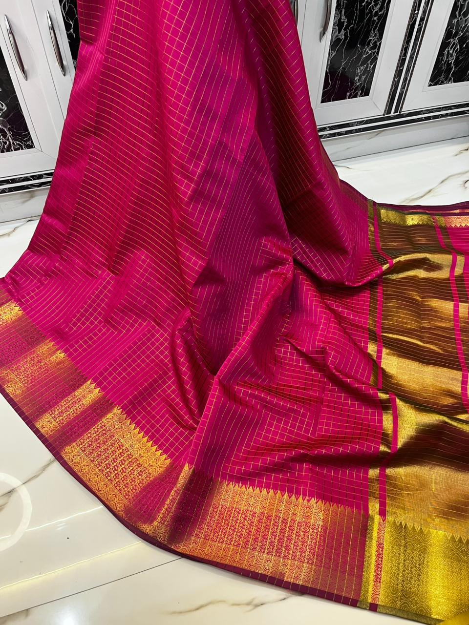 Banarasi Semi Soft Silk Saree - Semi Soft Silk Saree Online India - Buy at ₹1050 - Image 1