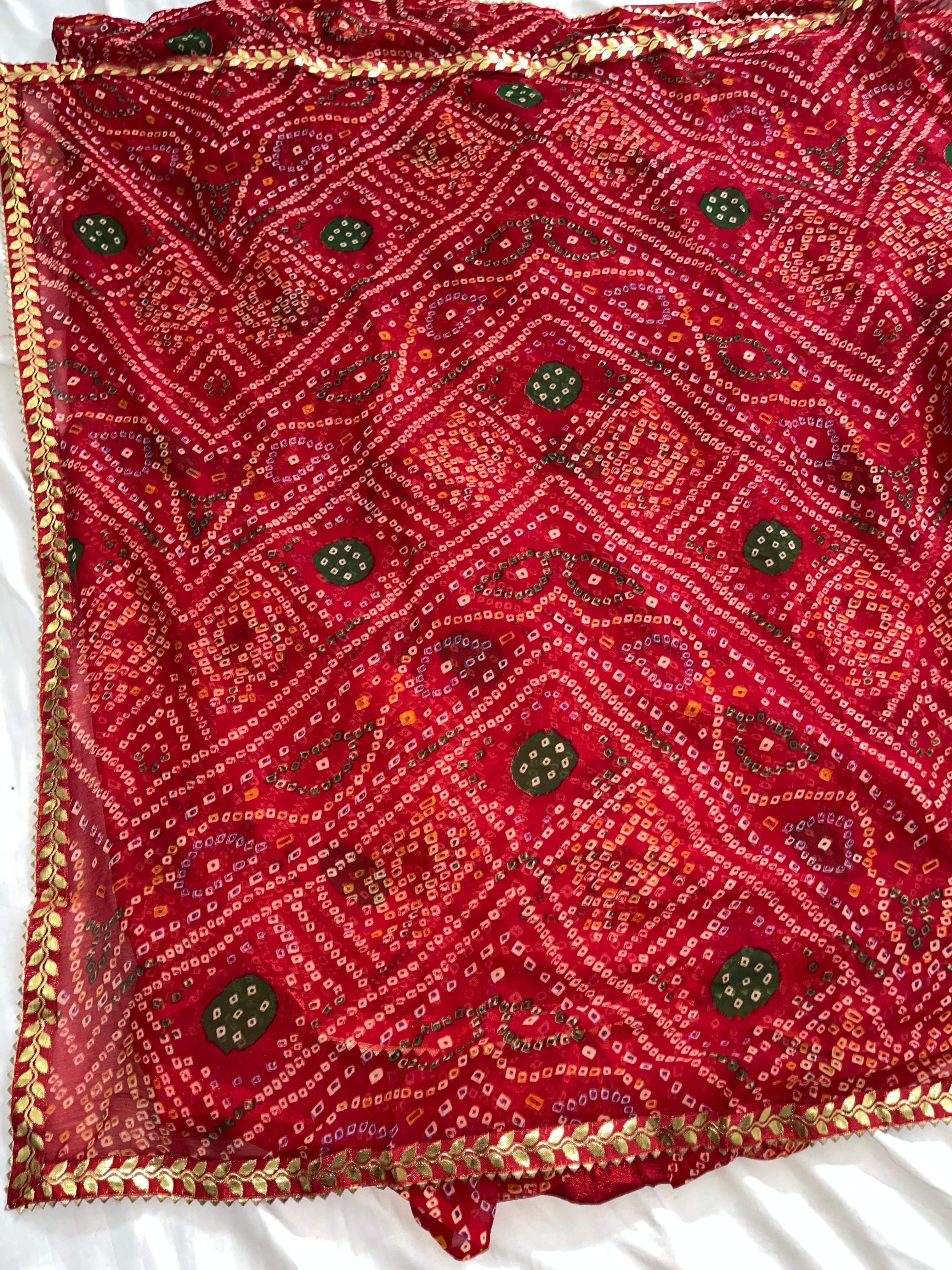 Jaipur Bandhani Soft Chiffon Saree - View 2