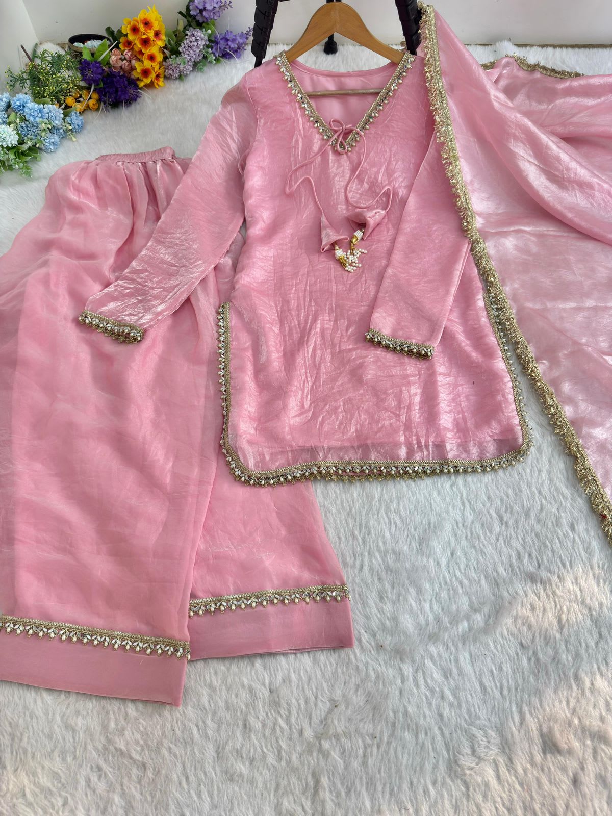 Designer Farsi Salwar Set – Elegant Ethnic Wear - View 3