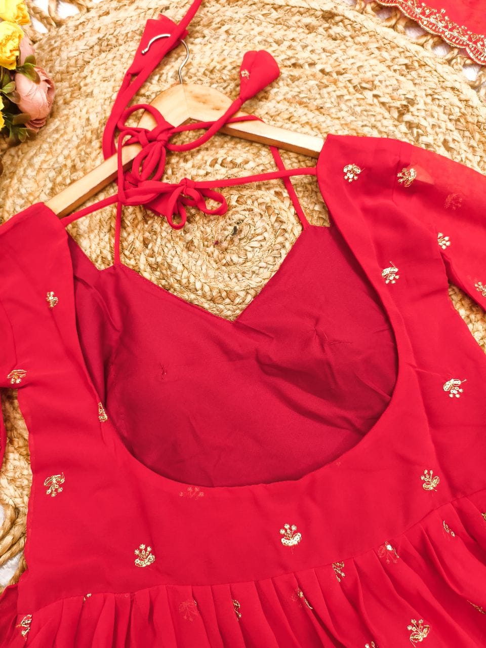 Gulnaar Grace Anarkali Set - View 6