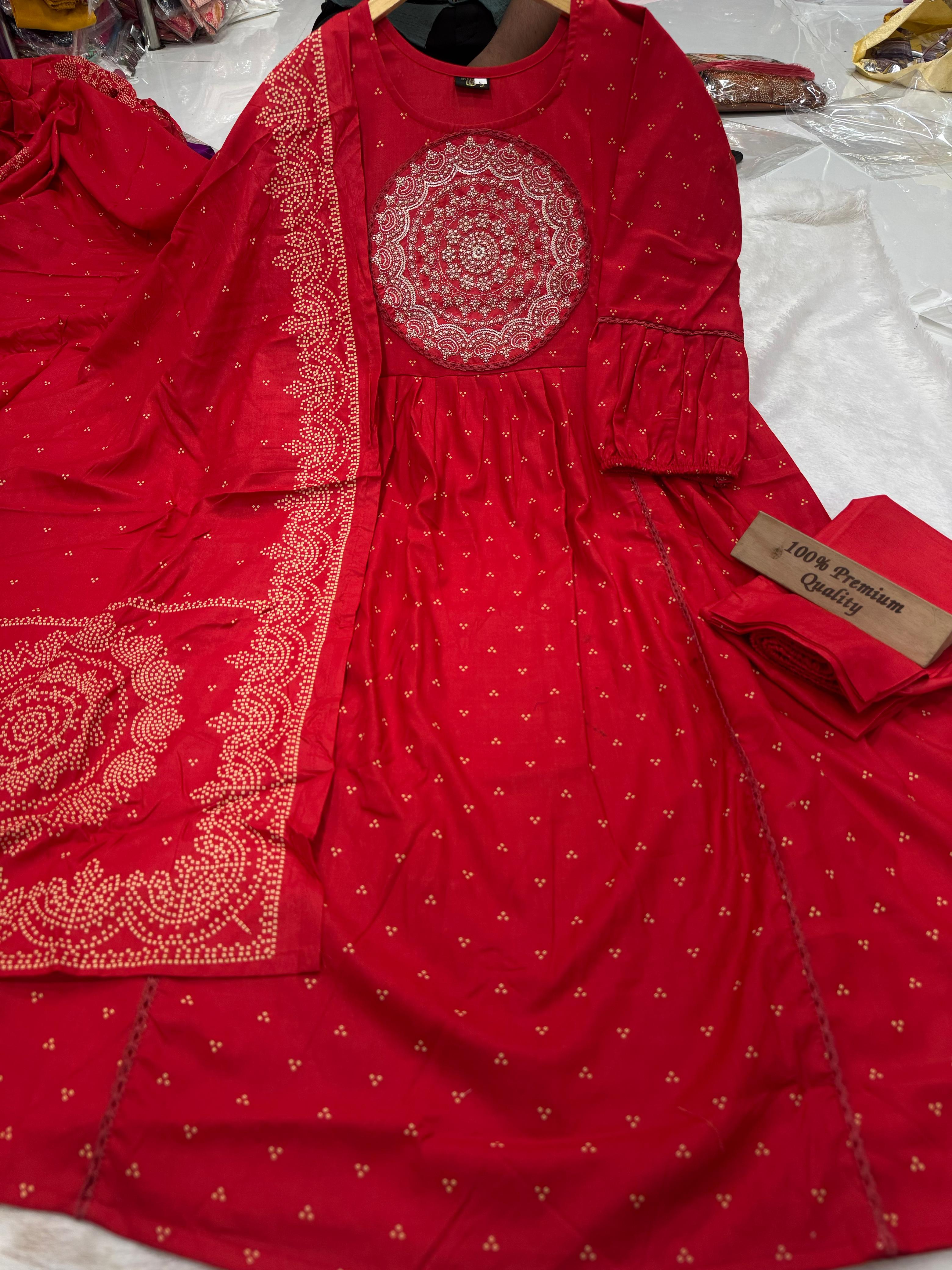 Ranja Rayon Cotton Suit Set - View 2