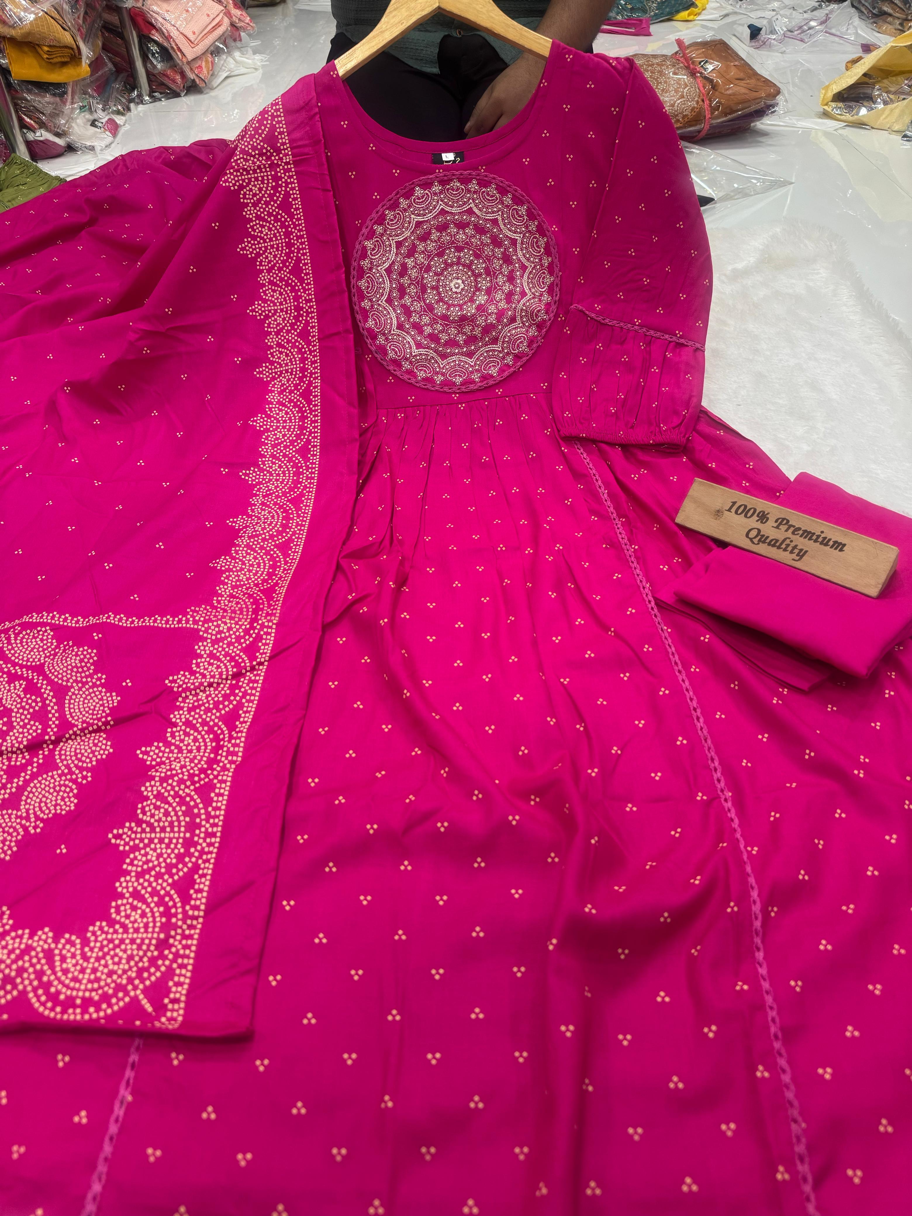 Ranja Rayon Cotton Suit Set - View 2