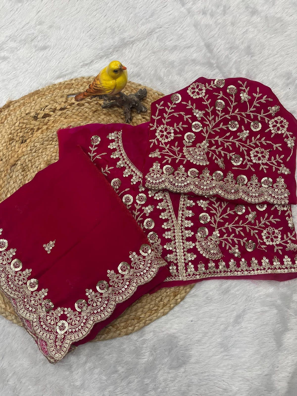 Bridal Collection Fendy Satin Silk Saree - View 5