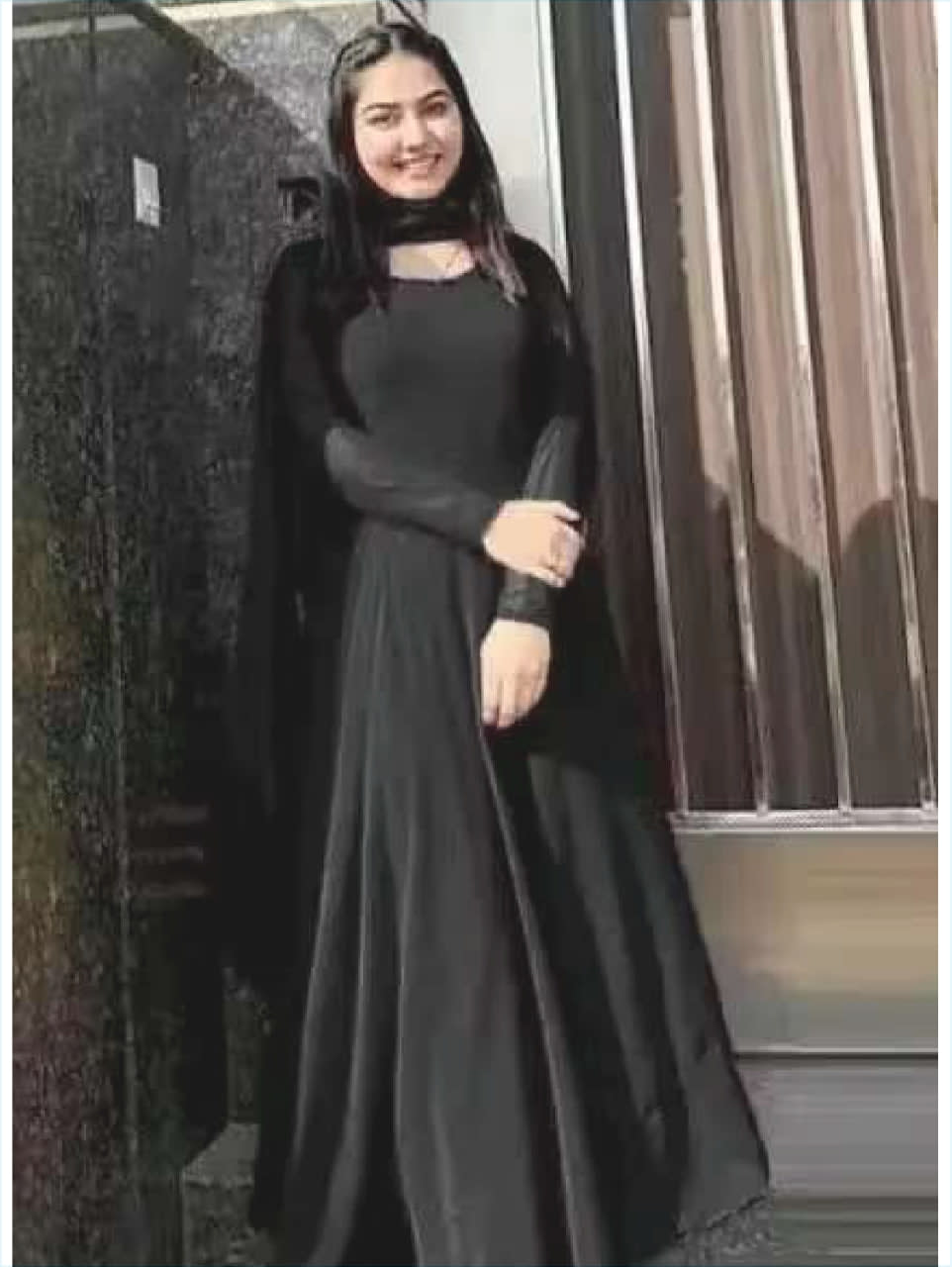 Designer Georgette Gown with Dupatta