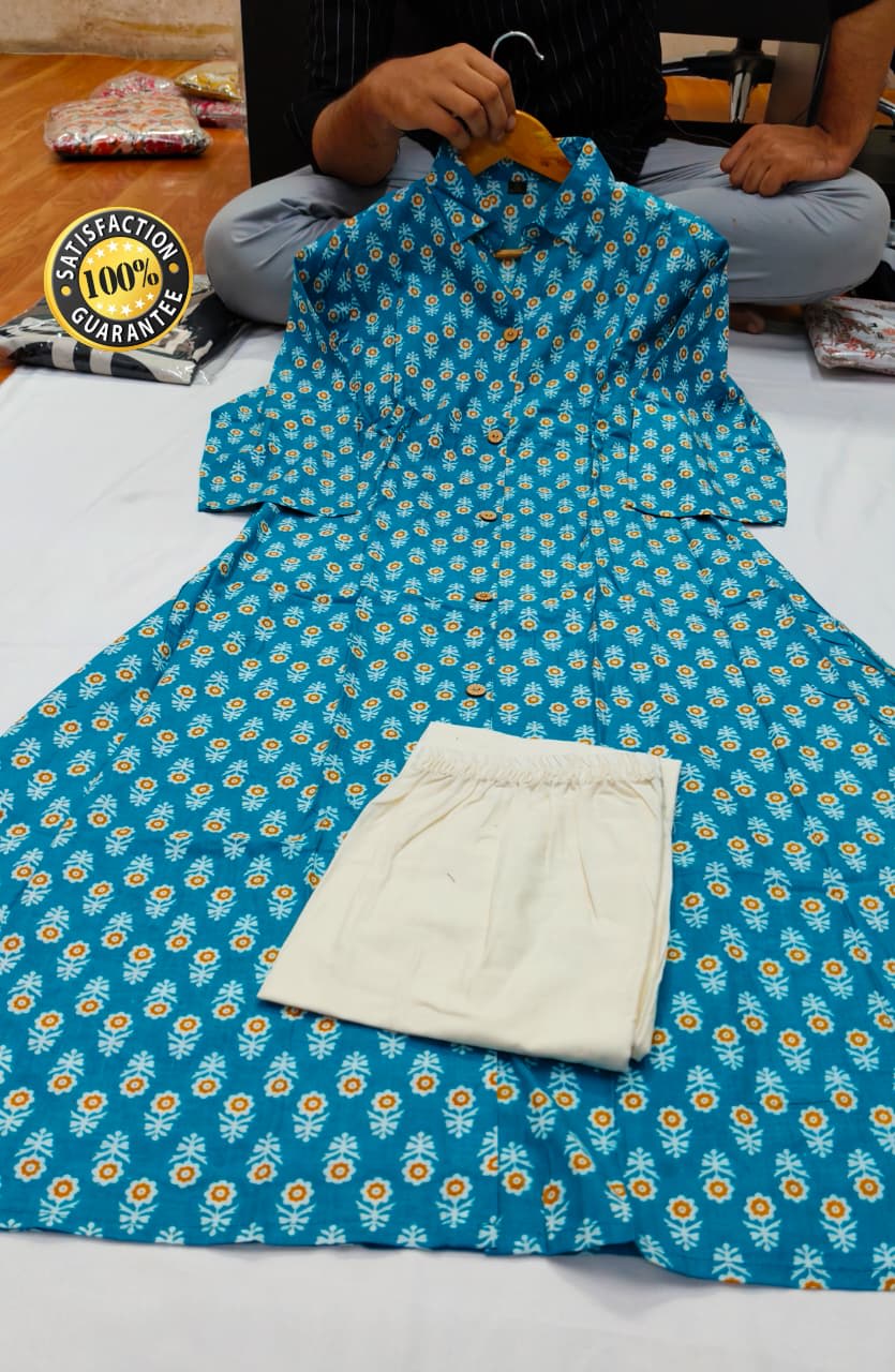 Premium Kurti Pant Set – Office & College Wear - View 2