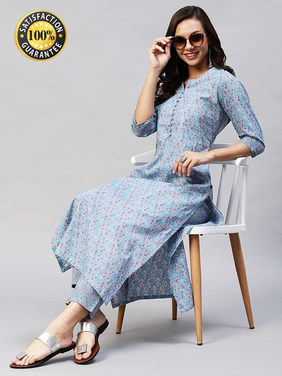 Premium Kurti Pant Set – Office & College Wear - View 2