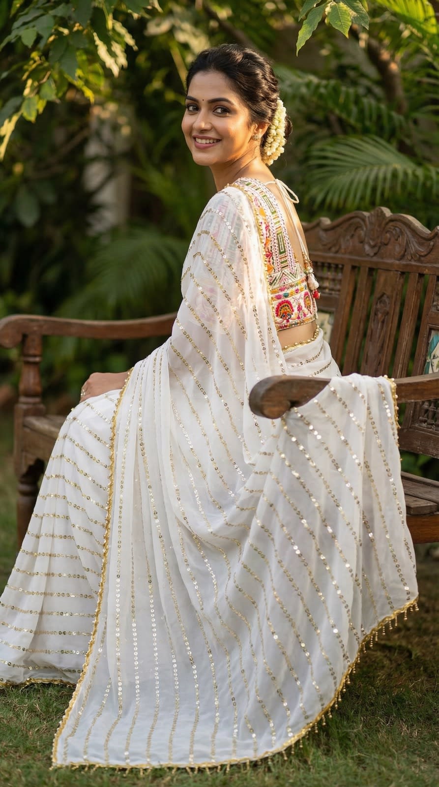 Designer Georgette Saree – Catalogue: Sona - View 2