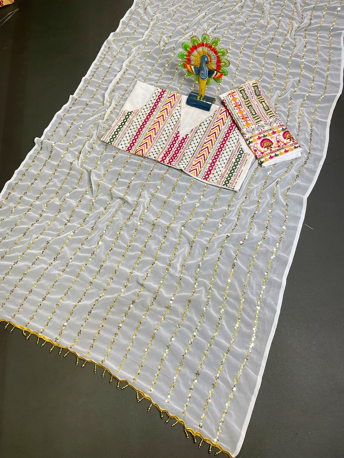 Designer Georgette Saree – Catalogue: Sona - View 6