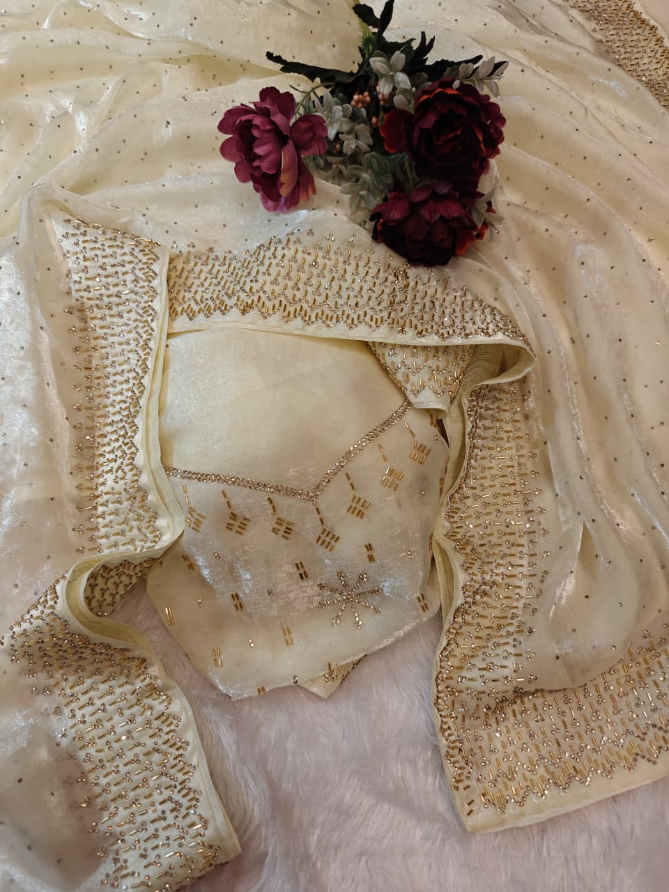 Fancy Designer Space Silk Saree - View 3