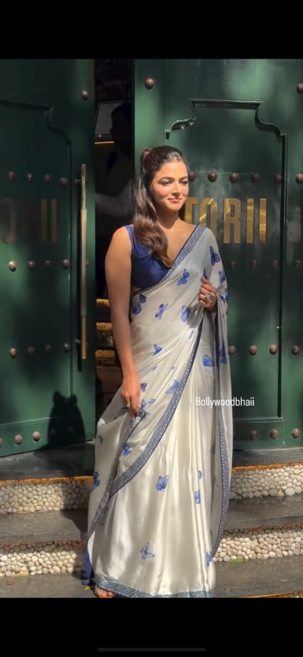 Designer Japan Satin Saree – New Launch - View 2