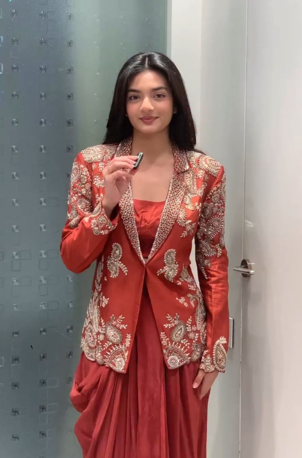 Trending Party Wear Koti with Dhoti Lehenga Set - View 4