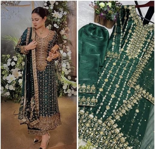 Eid Special Designer Kurti Set – 3 Piece Collection - View 3