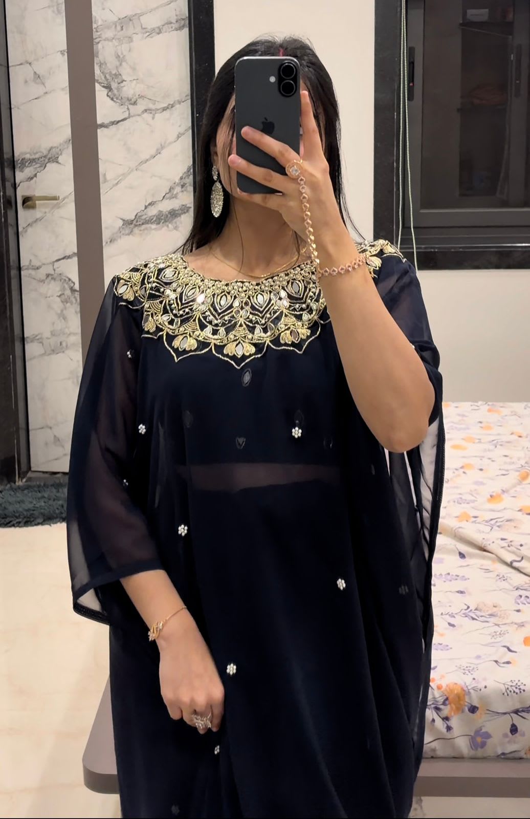 Exclusive Handworked Drape Saree - Ready to Wear - View 3