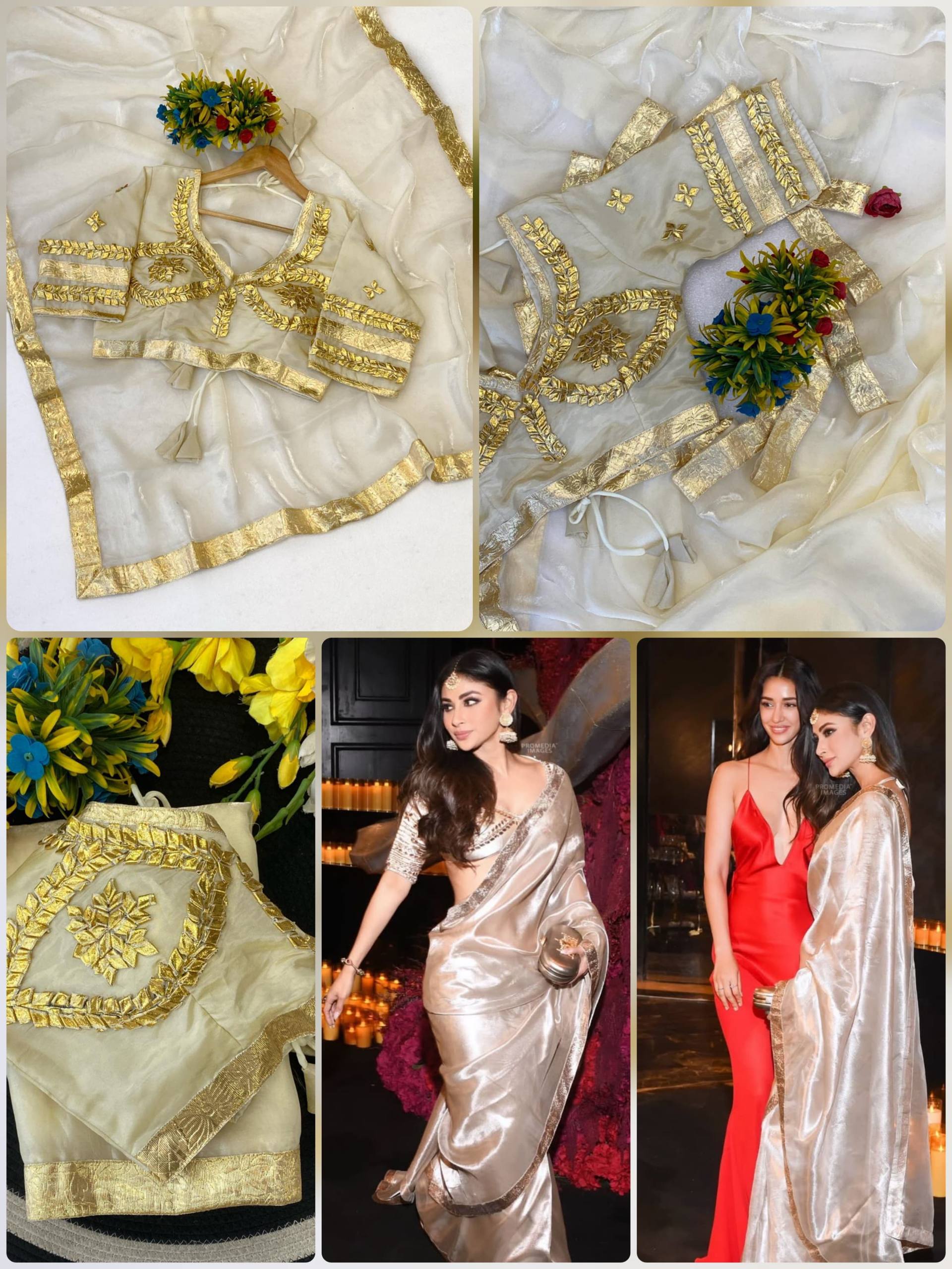 Moni Roy Inspired Aangi Blouse Saree – Premium Launch - View 7