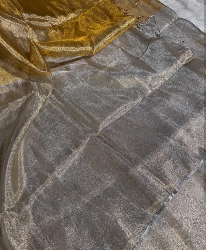Banarasi Soft Tissue Silk Saree - View 3