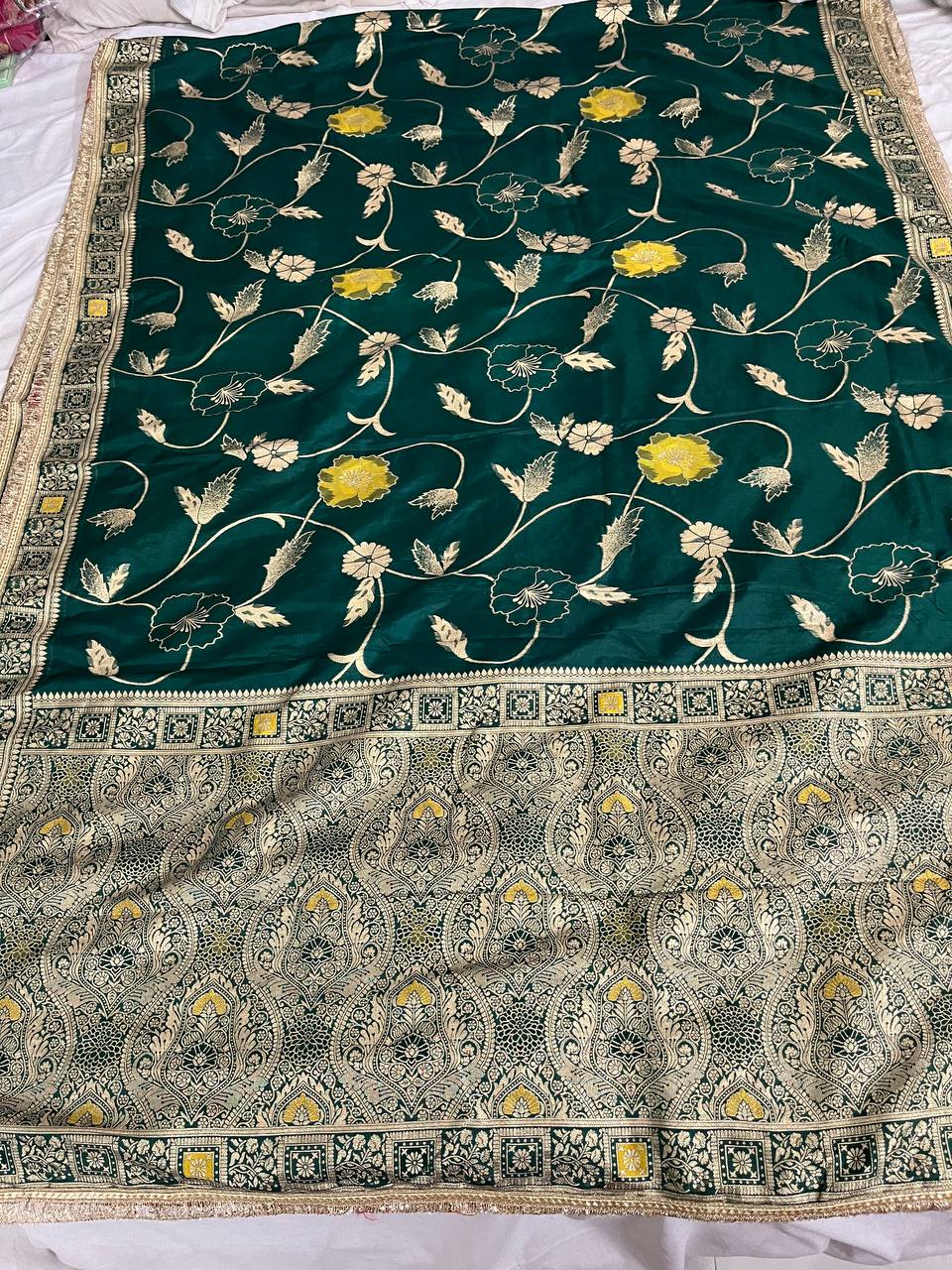 Dola Silk Meenakari Weaving Saree - View 2