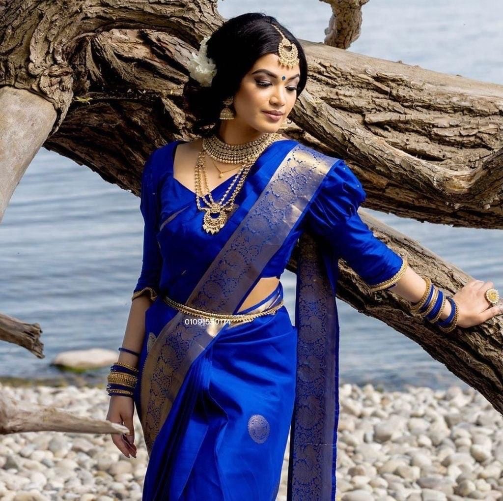 Elegant Daily Wear Saree with Jacquard Border Blouse - View 2