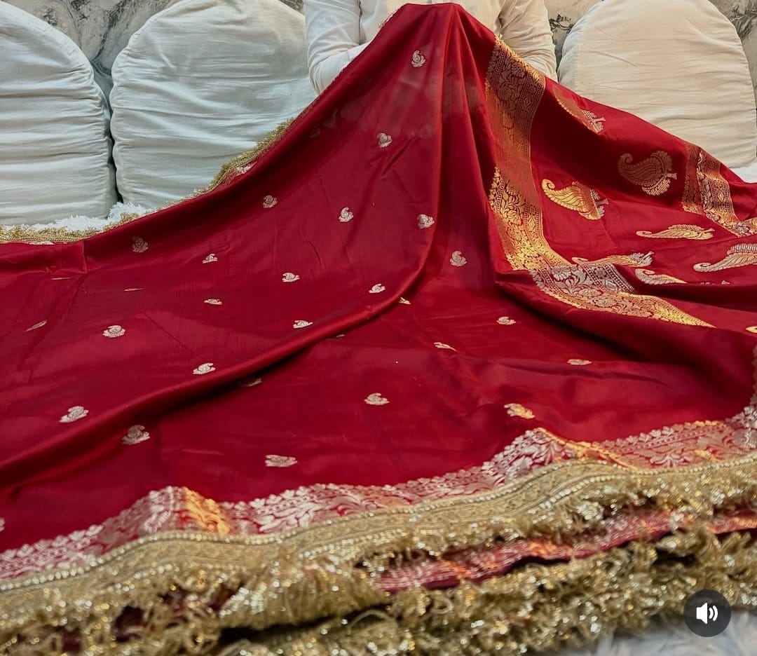 Royal Banarasi Soft Kataan Silk Saree – Rich Zari Weave Collection - View 3