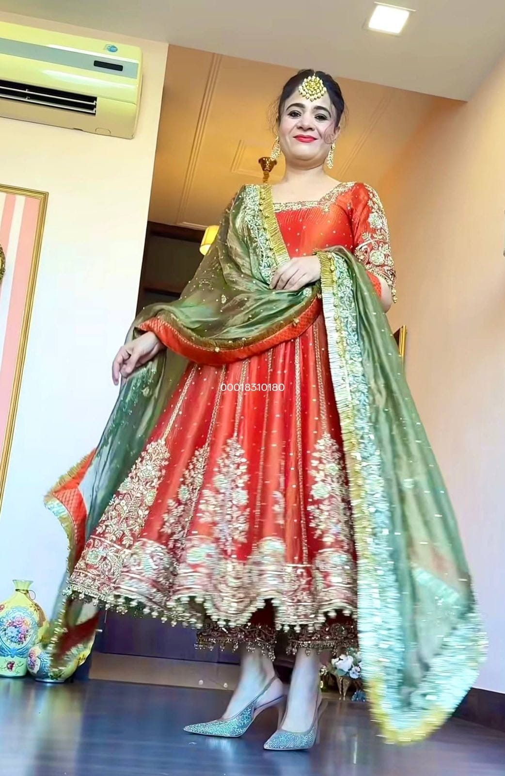 Premium Anarkali Set with Sequins & Zari Embroidery – Royal Collection - View 2