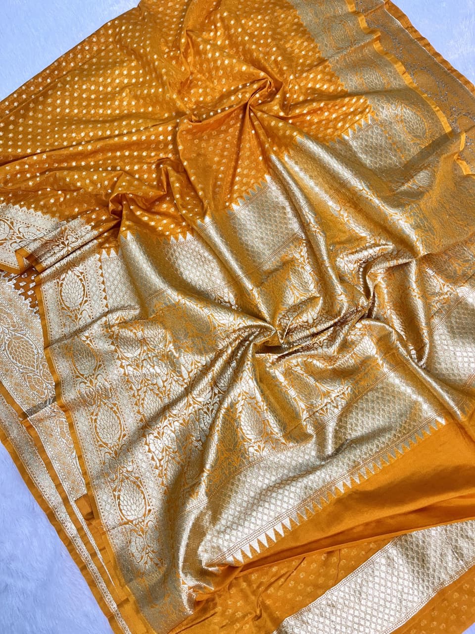Banarasi Soft Semi Kataan Silk Saree - Premium Saree Online India - Buy at ₹1999 - Image 1