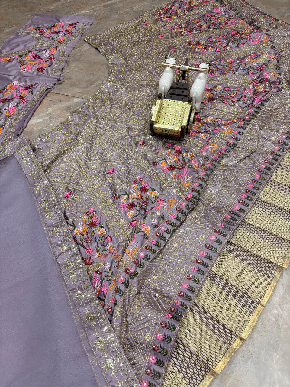 Premium 4-Meter Flared Lehenga Set - Exceptional Quality - View 6