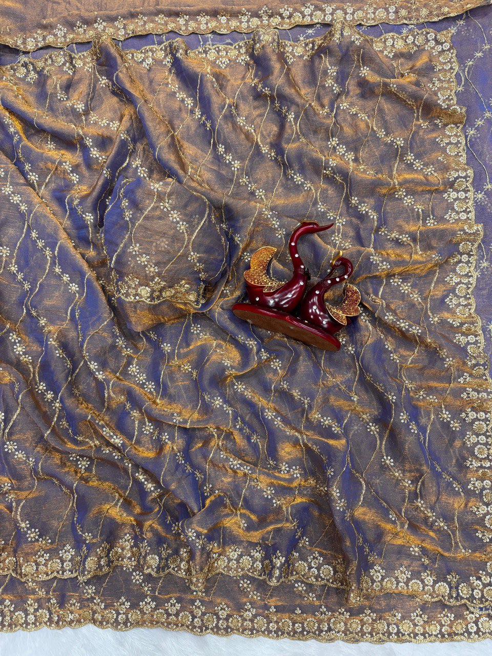 A Beautiful Super Trending Sequins Saree Collection - View 3