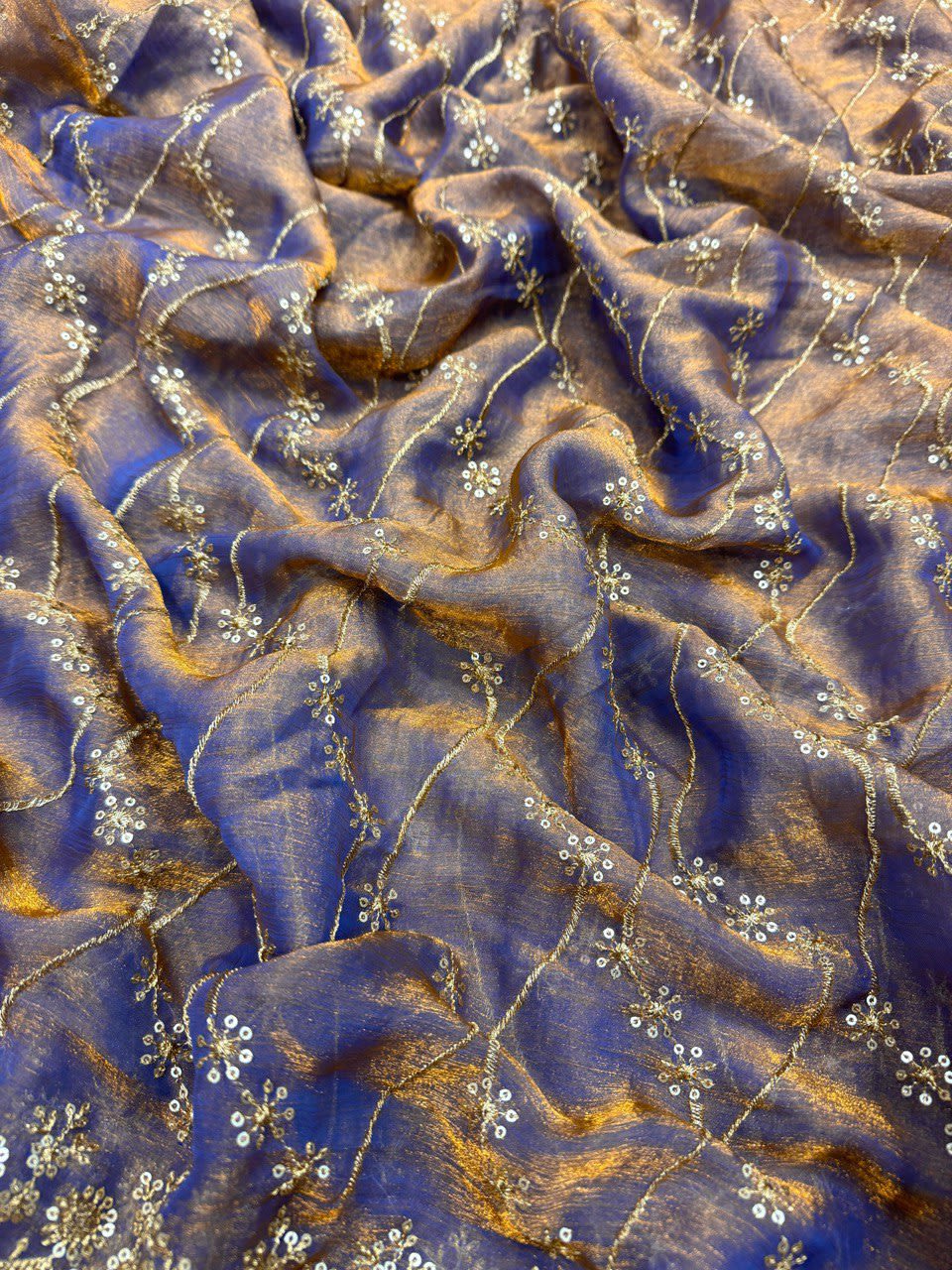 A Beautiful Super Trending Sequins Saree Collection - View 6