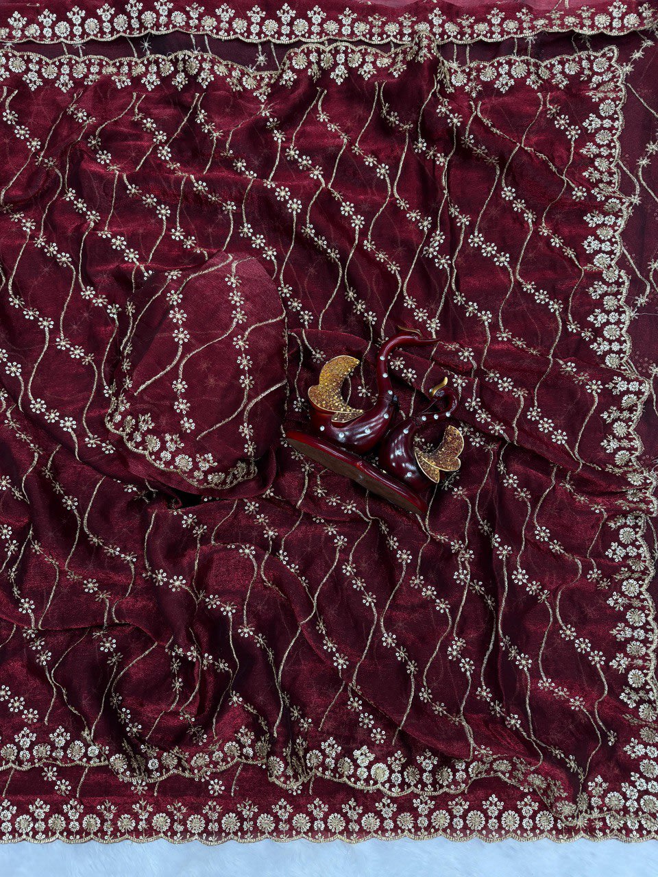 A Beautiful Super Trending Sequins Saree Collection - View 7