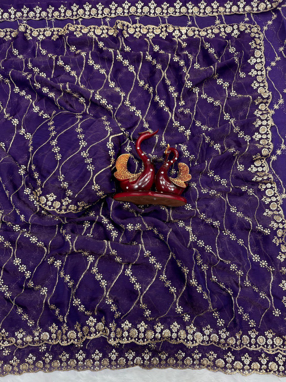 A Beautiful Super Trending Sequins Saree Collection - View 8