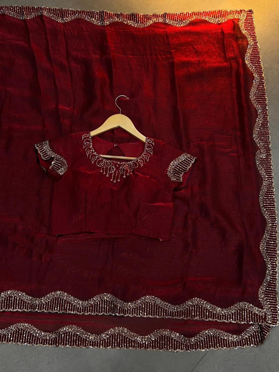 Space Silk Rich & Hot Trending Instagram Viral Saree