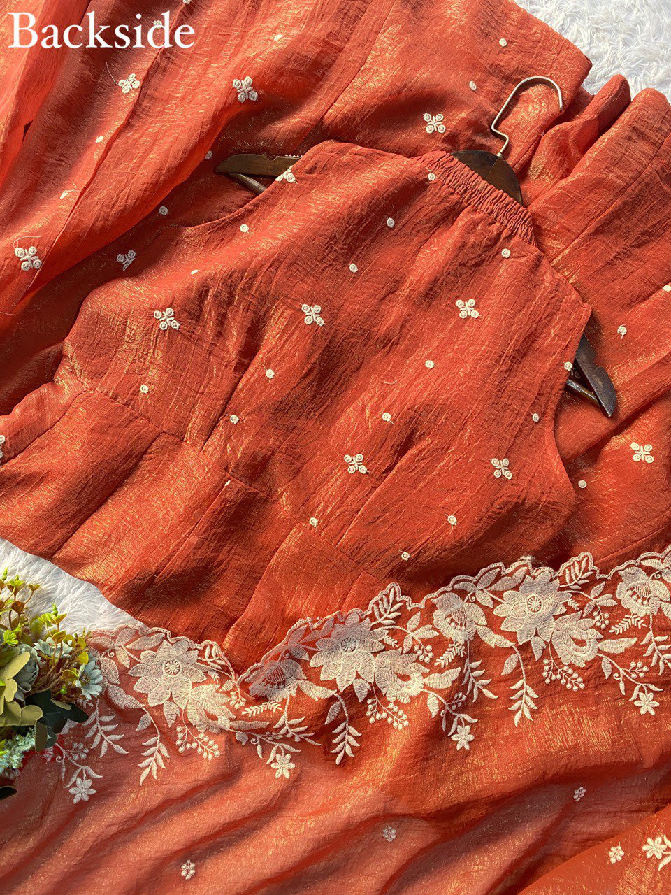 Exclusive 3-Piece Kurti, Flared Sharara & Dupatta Set - Embroidery Work - View 2