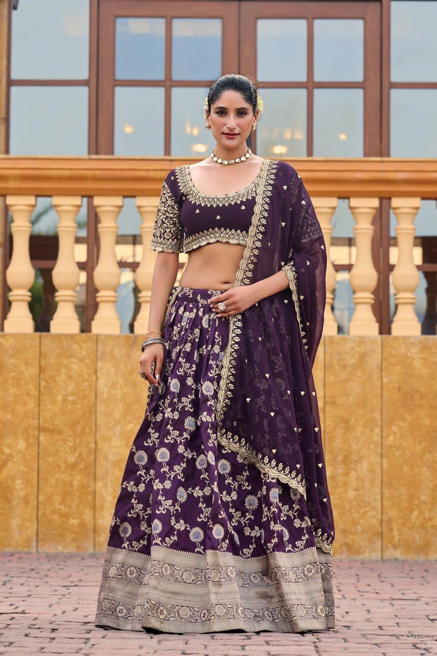 Real Modeling Party & Wedding Wear Lehenga Choli Set - View 3