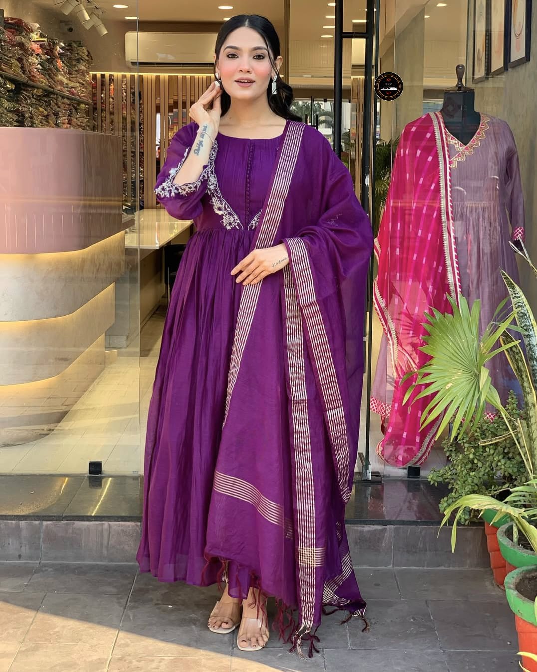 Designer Kurti Set with Dupatta