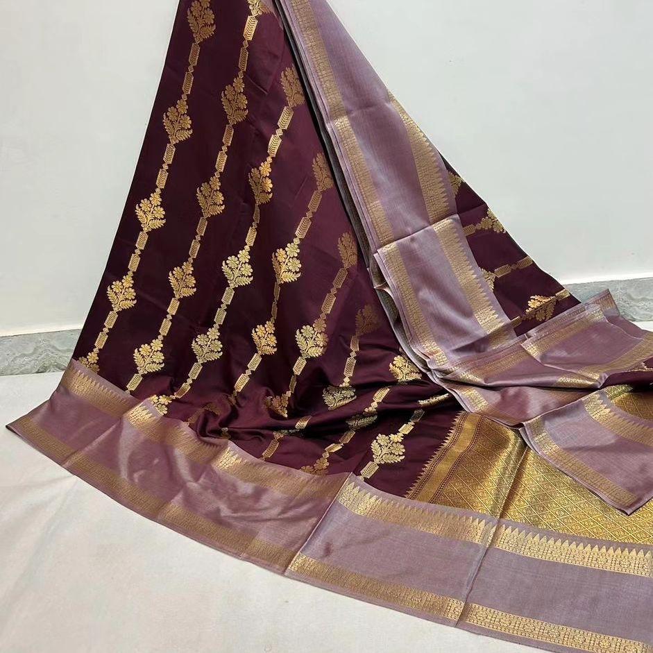 Banarasi Trending Katan Soft Silk Saree - Maa Kaali Creations