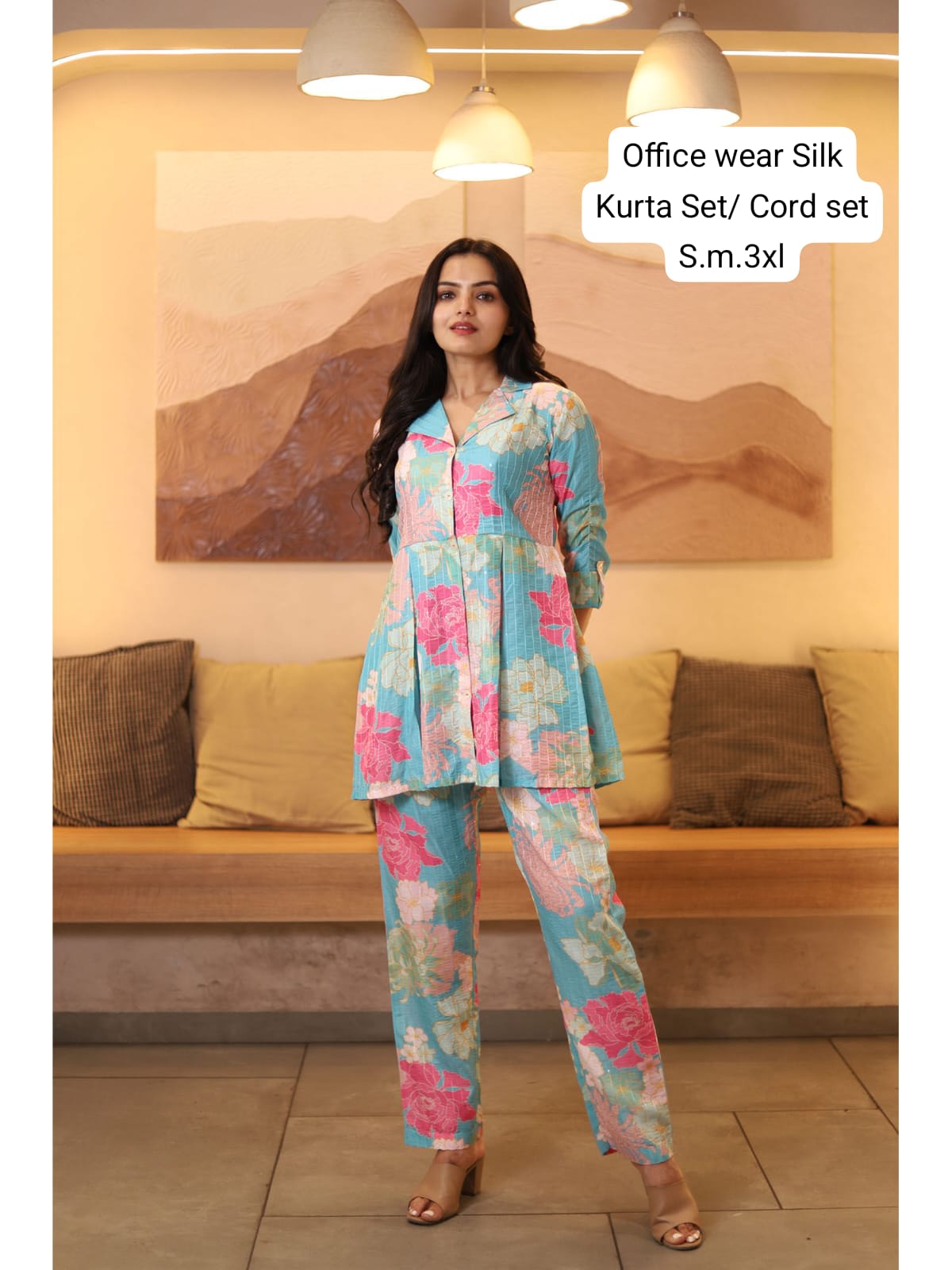 Premium Kurti Pant Set – Office & College Wear