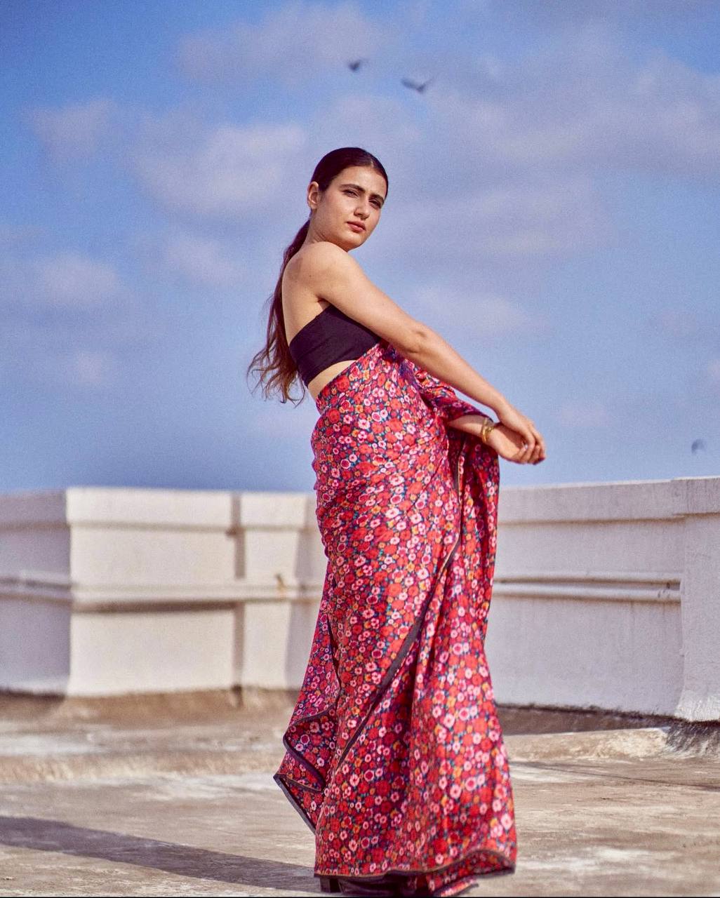 Designer Japan Satin Saree