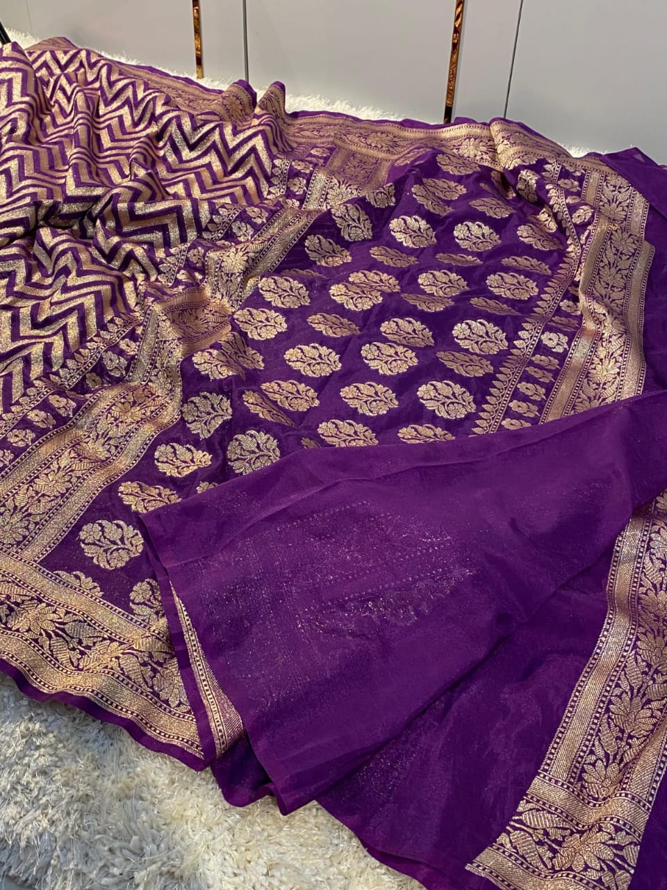 Banarasi Kataan Georgette Silk Saree – Biggest Wedding Collection
