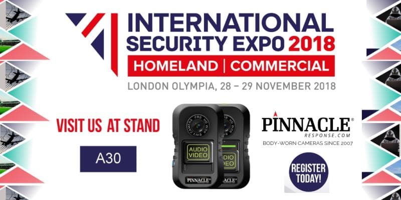 Body camera manufacturer delighted to be attending their first International Security Expo