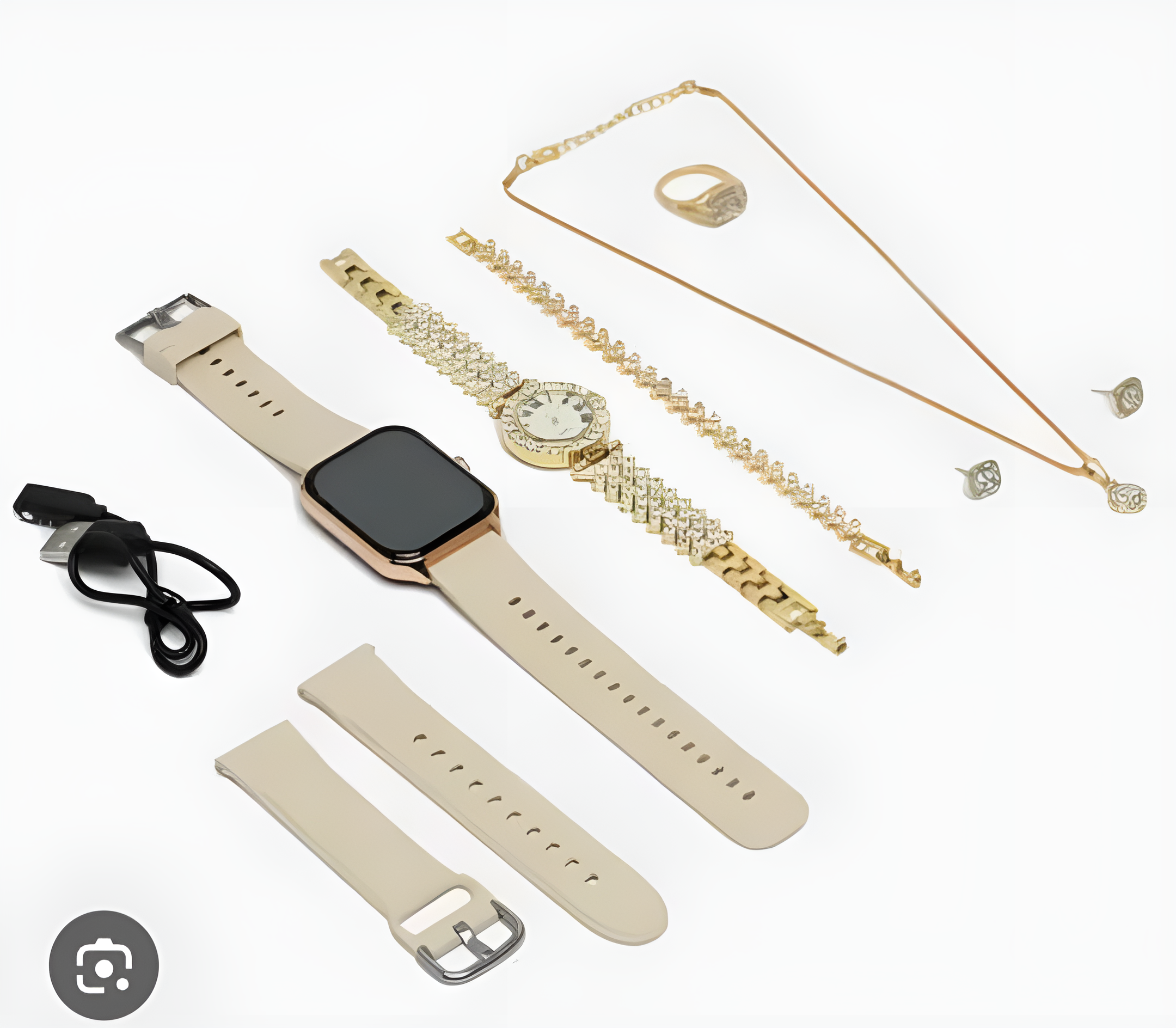 A58 Plus 6 in 1 - Smartwatch For Women | Best Quality Smart Watch For Girls | Perfect For Gift  random color
