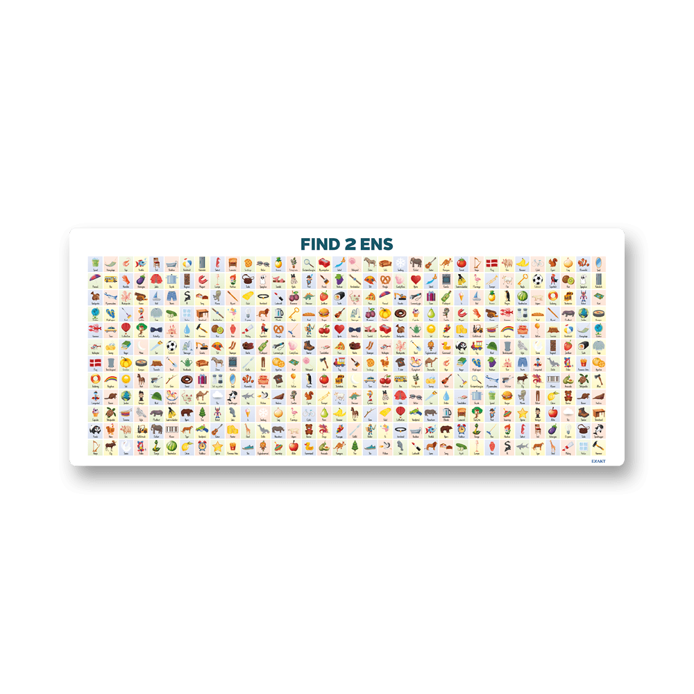 Find 2 ens, 200 forskellige motiver | EXAKT