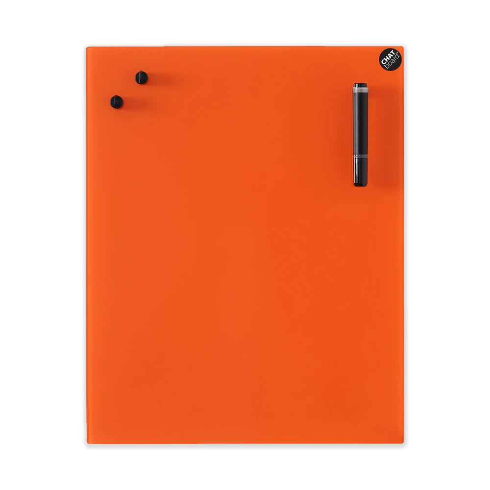 Orange glastavle i bedste kvalitet