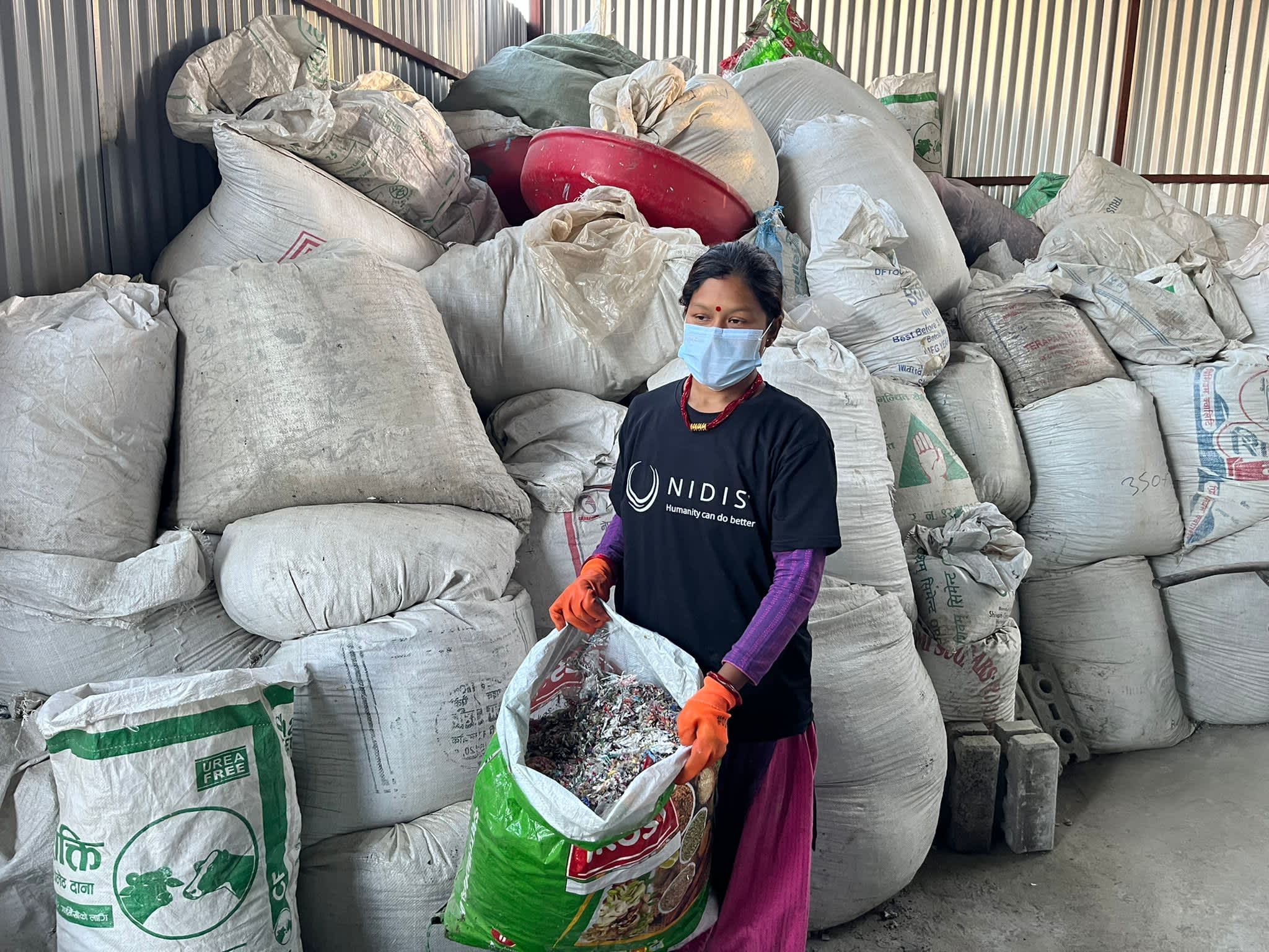 22-10 Shredded bags for incineration