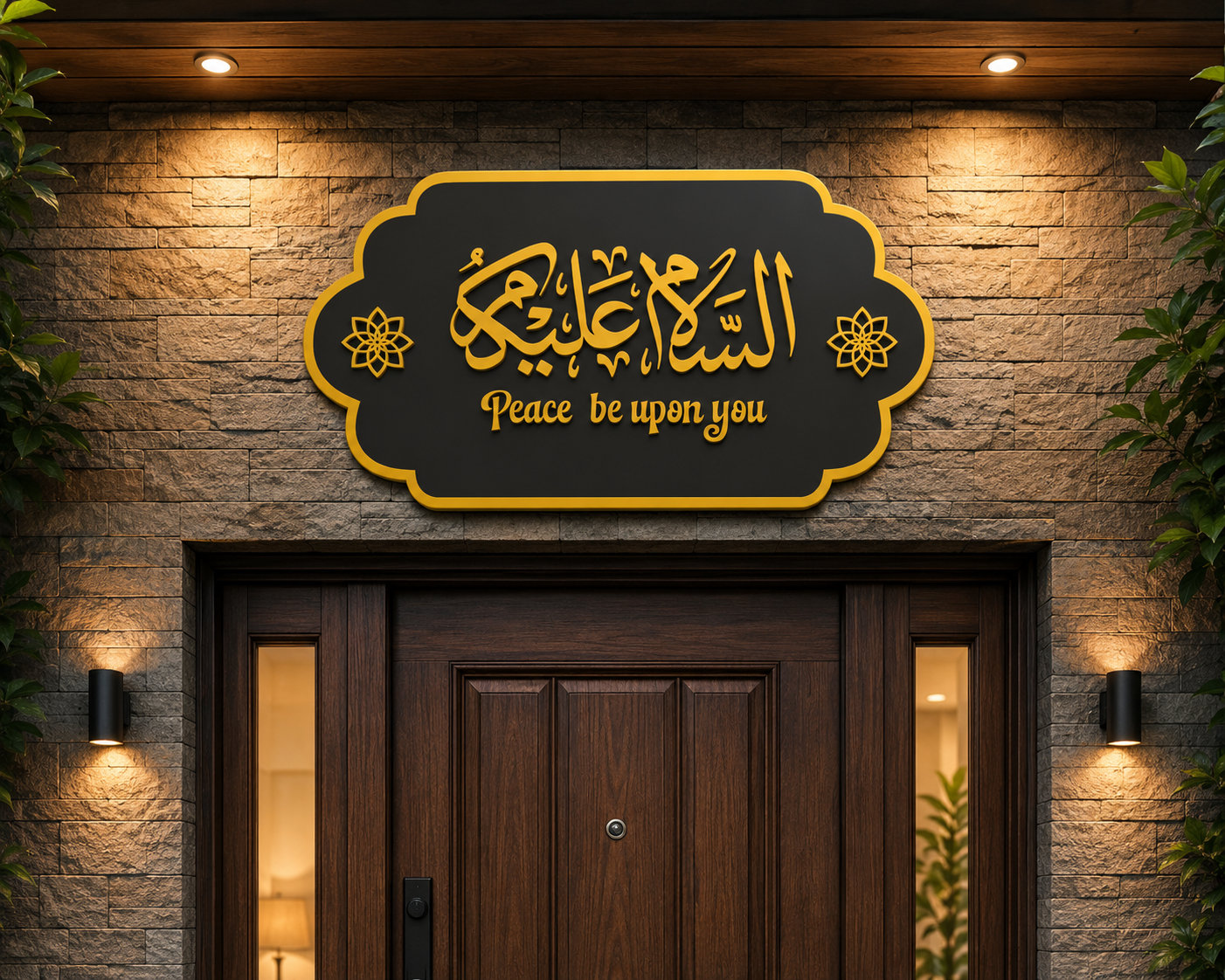 Assalamu Alaikum Islamic Wall Plaque