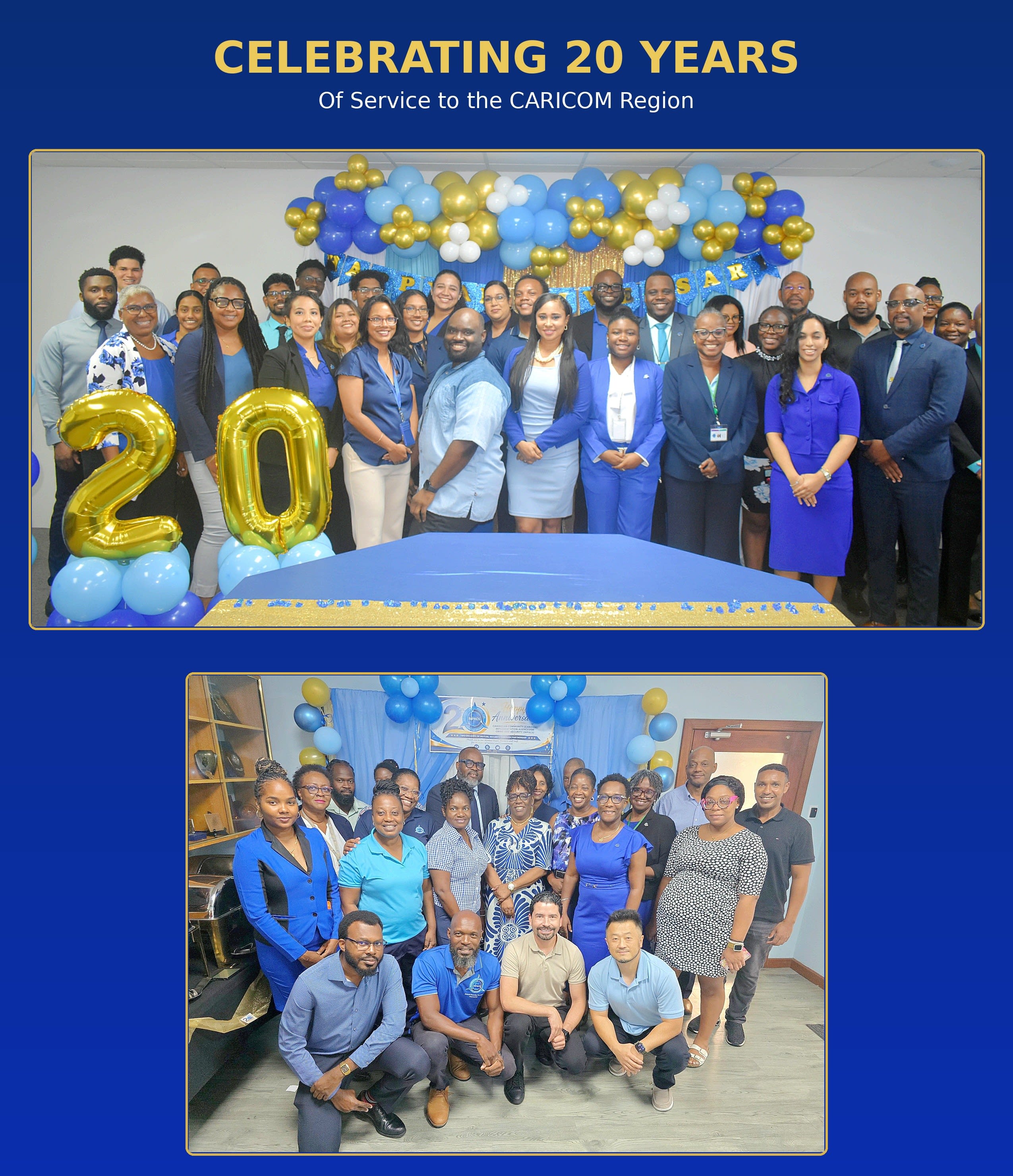 CARICOM IMPACS Celebrates 20 years of Operations and Advancing Regional Crime and Security Cooperation Across the CARICOM Region. 