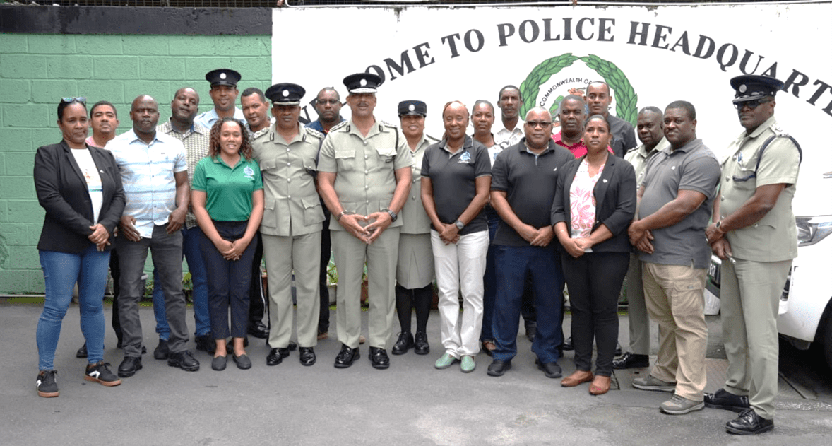 18 law enforcement officers trained to develop course content in Dominica