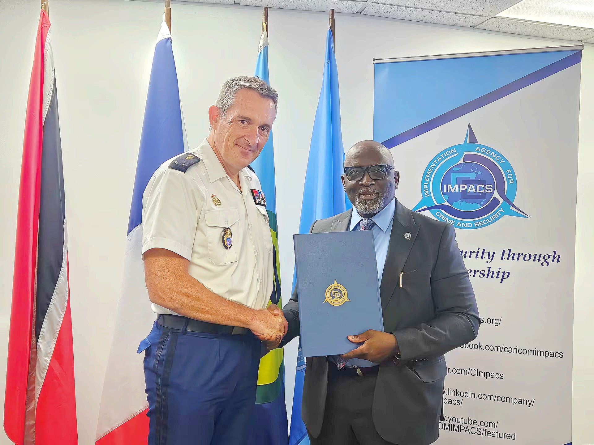 CARICOM IMPACS and COMGEND sign MoU