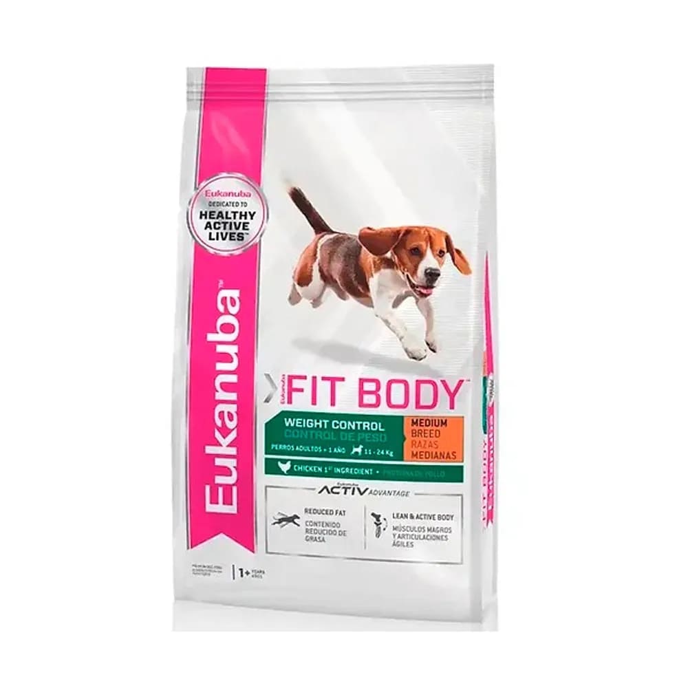 EUKA WEIGHT CONTROL MEDIUM BREED 3KG