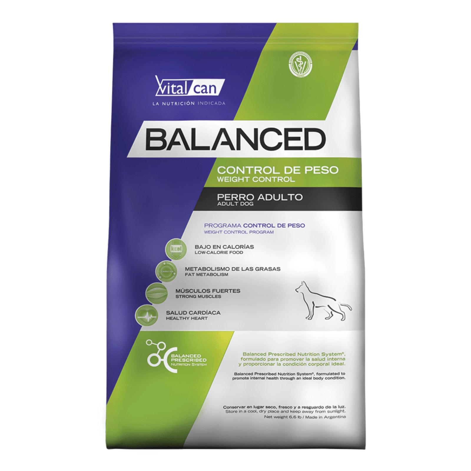 VITAL CAN BALANCED PERRO ADULTO CONTROL DE PESO 20KG