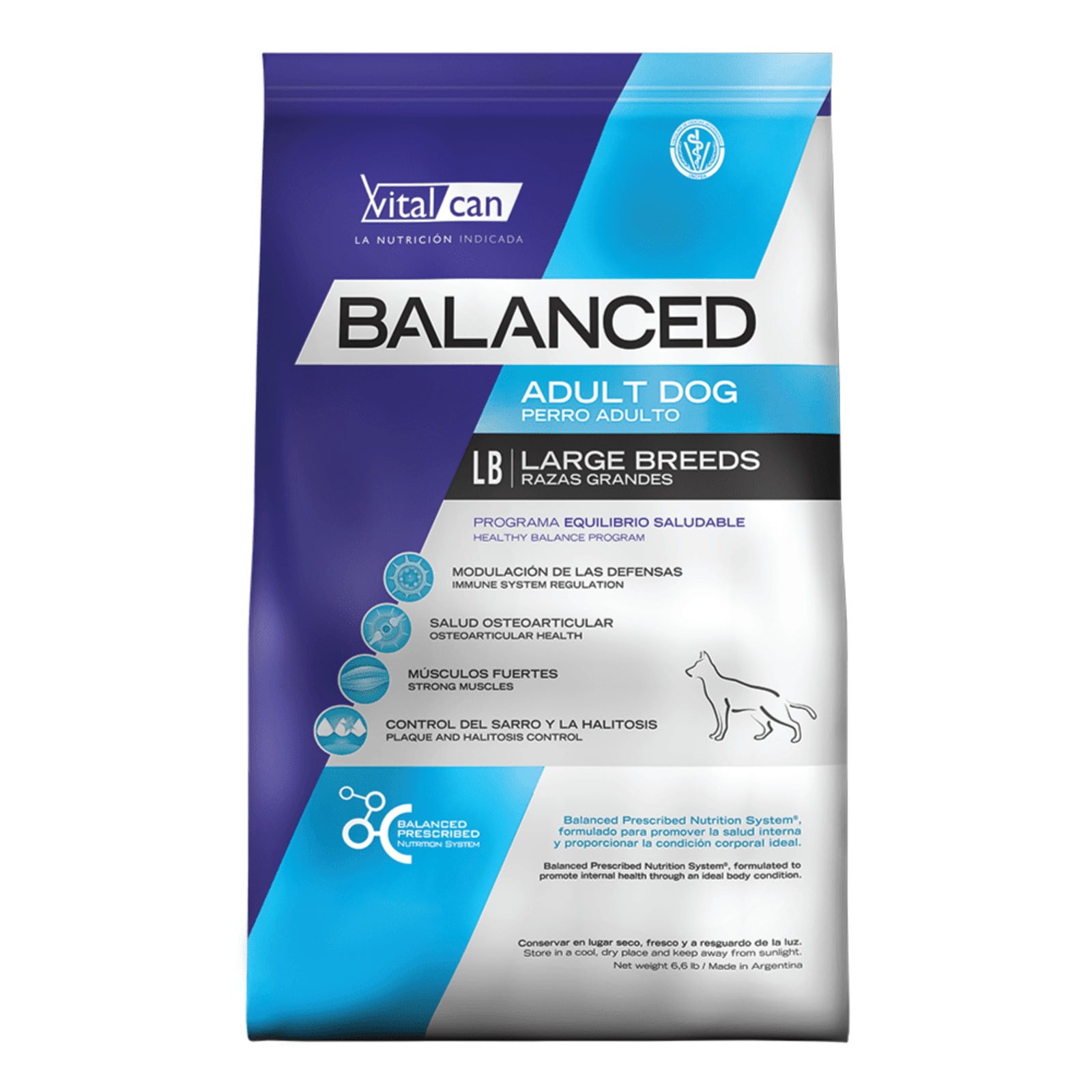 VITAL CAN BALANCED PERRO ADULTO RAZA GRANDE 3KG